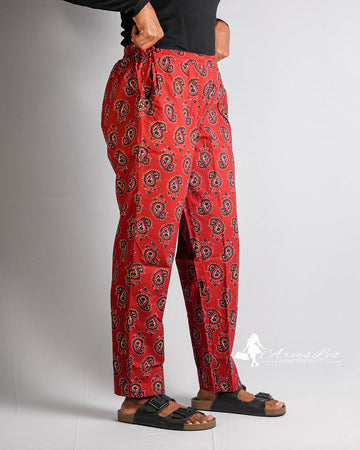 AJRAKH STRAIGHT CUT PANTS