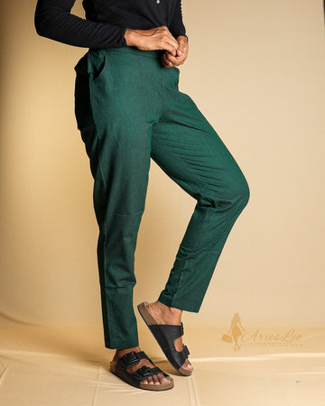 PINSTRIPES STRAIGHT CUT PANTS