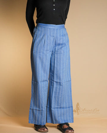 JAQUARD DENIM BLUE