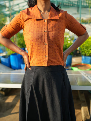 Zara Rust Skirt Set