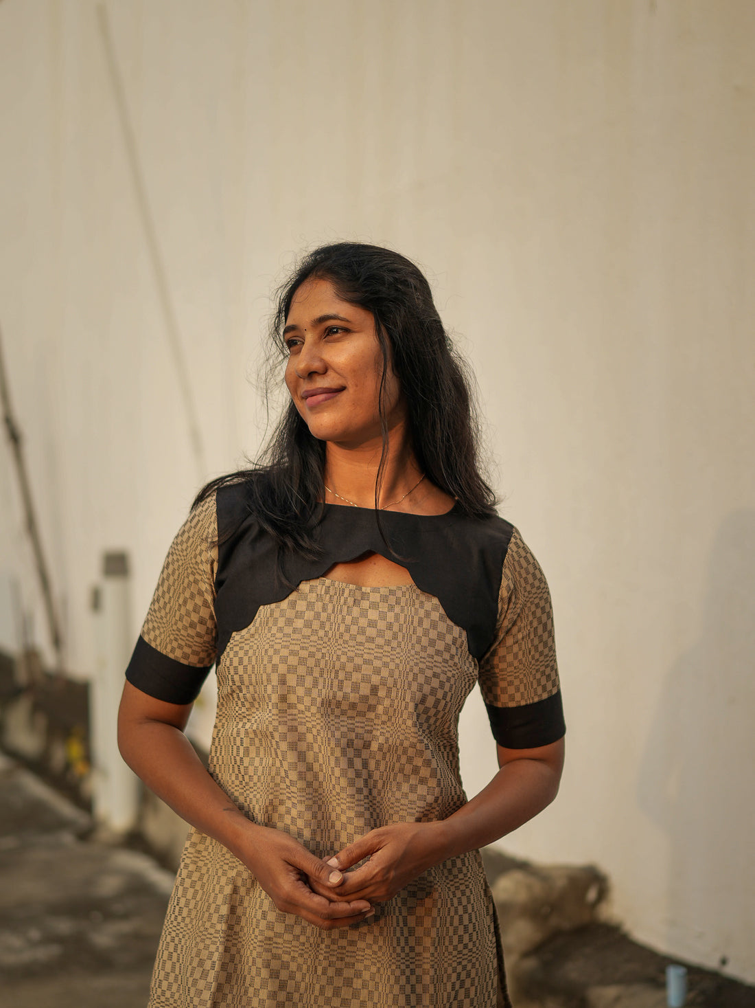 Evara Noir Cotton 3-Piece Set