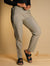 PINSTRIPES STRAIGHT CUT -BEIGE